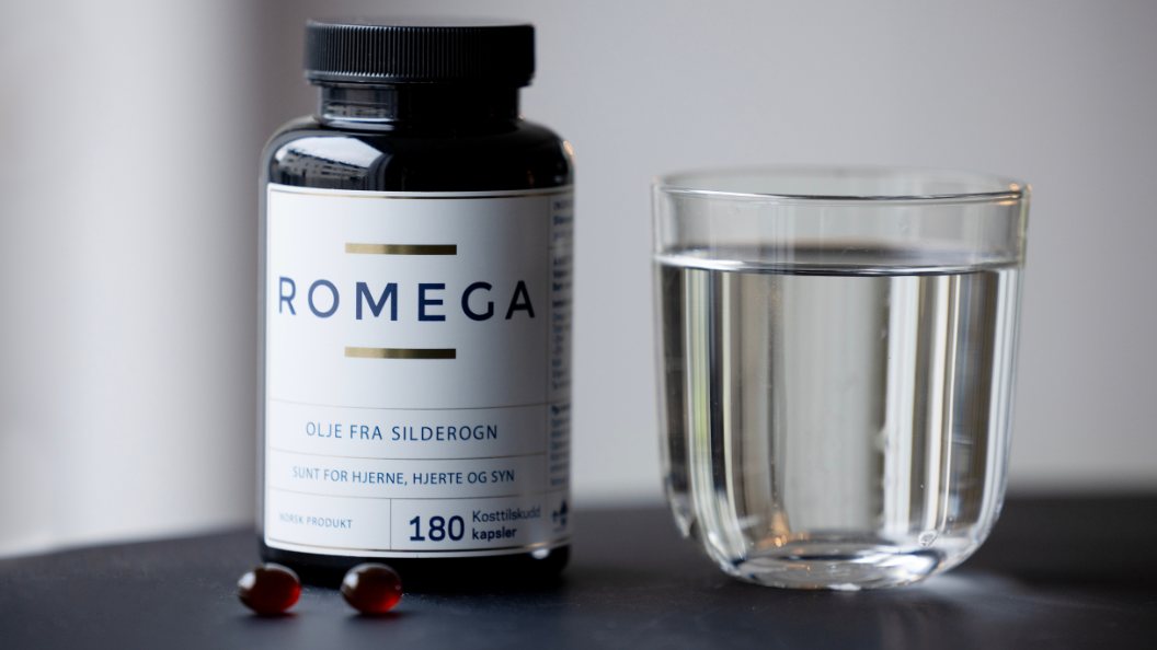 Romega og omega-3 kapsler 